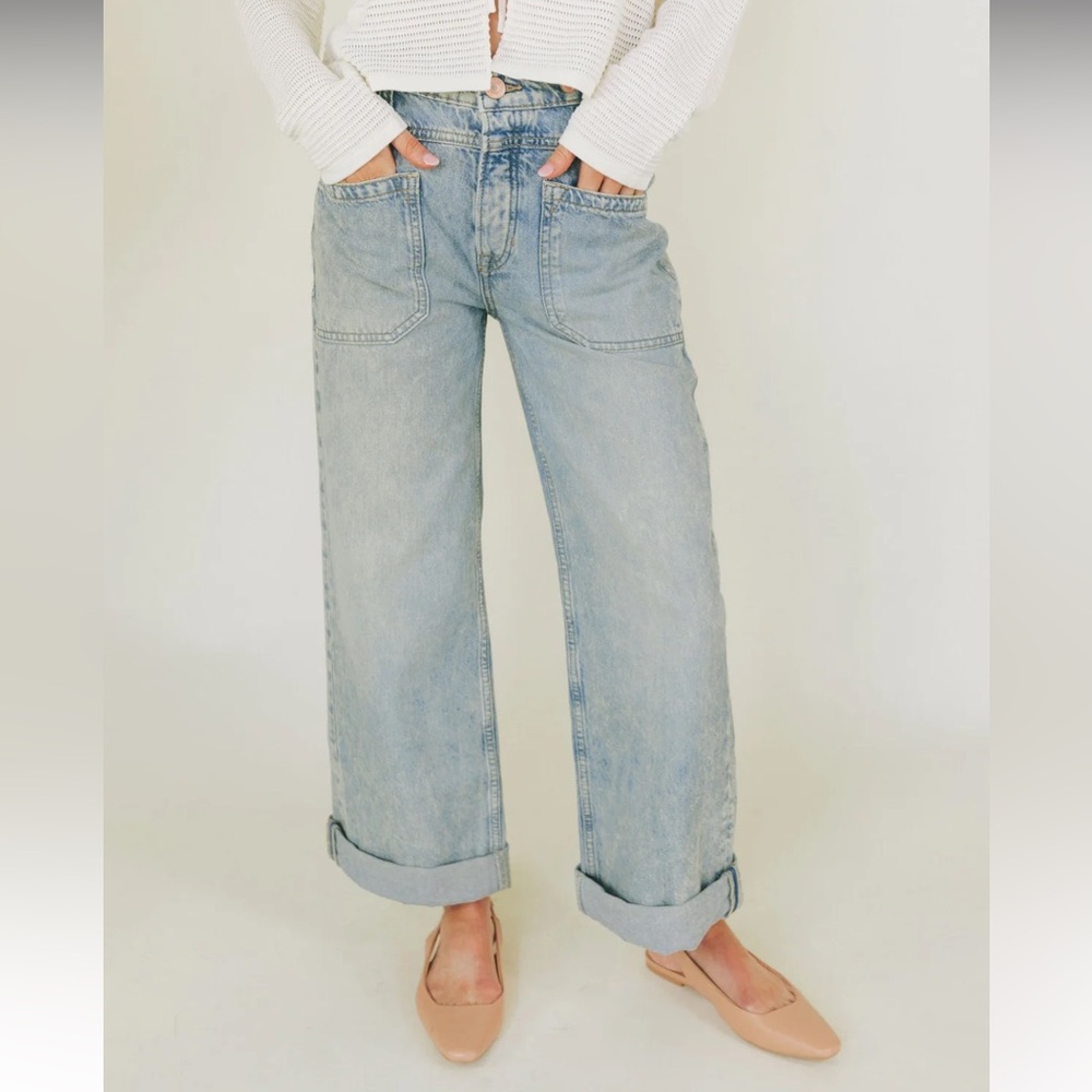 Free People x We The Free Light Blue Palmer Jeans